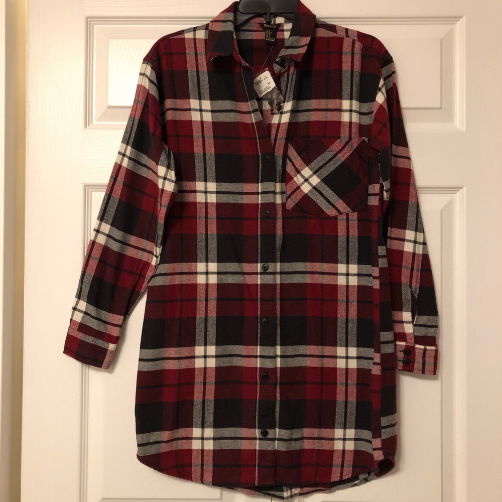 Long Button Down Flannel